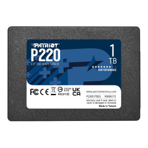 PATRIOT P220 SATA 3 1TB SSD 550/500MB/s
