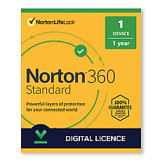 Norton 360 Standard 1 Vartotojas, 1 įrenginys, 1 metų licencija