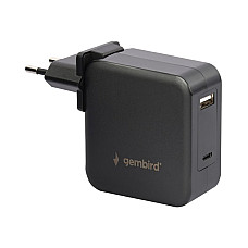 GEMBIRD NPA-PD60-01 Universal 60W USB Type-C PD laptop charger