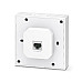 TP-LINK AX3000 Wall-Plate Dual-Band Wi-Fi 6 Access Point 2x Gigabit RJ45 Port 574Mbps at 2.4GHz + 2402Mbps at 5GHz TP-LINK AX3000 Wall-Plate Dual-Band Wi-Fi 6 Access Point 2x Gigabit RJ45 Port 574Mbps at 2.4GHz + 2402Mbps at 5GHz