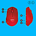 LOGITECH M330 Silent Plus Red - 2.4GHZ - EMEA LOGITECH M330 Silent Plus Red - 2.4GHZ - EMEA