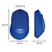 LOGITECH M330 Silent Plus Blue - 2.4GHZ - EMEA LOGITECH M330 Silent Plus Blue - 2.4GHZ - EMEA