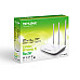 TP-LINK N300 Wi-Fi Router 802.11b/g/n 2T2R 300Mbps at 2.4GHz 5x10/100M Ports 3x5dBi fixed antennas  Wireless On/Off WPS