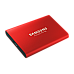 SAMSUNG SSD T5 External 500GB USB3.1 Red