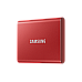 SAMSUNG Portable SSD T7 500GB extern USB 3.2 Gen 2 metallic red