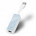 TP-LINK USB 2.0 to 100Mbps Ethernet Network Adapter 1 USB 2.0 connector 1 10/100Mbps Ethernet port TP-LINK USB 2.0 to 100Mbps Ethernet Network Adapter 1 USB 2.0 connector 1 10/100Mbps Ethernet port