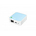 TP-LINK 300Mbps Wireless N Mini Pocket AP Router QCOM 2T2 2.4GHz 802.11n/g/b 1 Ethernet Port 1 Micro USB port Internal Antenna
