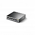 TP-LINK 5-Port 10/100Mbps Desktop Switch with 4-Port PoE 5 10/100Mbps RJ45 ports including 4 PoE ports 58W PoE Power sup. steel case TP-LINK 5-Port 10/100Mbps Desktop Switch with 4-Port PoE 5 10/100Mbps RJ45 ports including 4 PoE ports 58W PoE Power sup. steel case