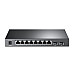 TP-LINK 8-Port Gigabit Desktop PoE Smart Switch 8 Gigabit RJ45 ports incl. 2 SFP Ports 802.3af 53W PoE power supply TP-LINK 8-Port Gigabit Desktop PoE Smart Switch 8 Gigabit RJ45 ports incl. 2 SFP Ports 802.3af 53W PoE power supply