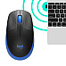 LOGITECH M190 Full-size wireless mouse - BLUE - EMEA LOGITECH M190 Full-size wireless mouse - BLUE - EMEA