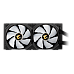 GIGABYTE AORUS WATERFORCE X 280 All-in-one Liquid Cooler with Circular LCD Display RGB Fusion 2.0 Triple 140mm ARGB