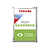 TOSHIBA S300 Video Surveillance HDD 6TB 3.5inch 5400rpm 256MB 24/7 SMR Warr 3yr BULK