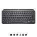 LOGITECH MX Keys Mini Minimalist Wireless Illuminated Keyboard - GRAPHITE - US INTL - INTNL (US) LOGITECH MX Keys Mini Minimalist Wireless Illuminated Keyboard - GRAPHITE - US INTL - INTNL (US)