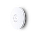 TP-LINK AX3000 Ceiling Mount Dual-Band Wi-Fi 6 Access Point PORT 1x1Gbps RJ45 Port 574Mbps at 2.4GHz + 2402Mbps at 5GHz TP-LINK AX3000 Ceiling Mount Dual-Band Wi-Fi 6 Access Point PORT 1x1Gbps RJ45 Port 574Mbps at 2.4GHz + 2402Mbps at 5GHz