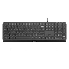 PHILIPS SPK6207B Wired Keyboard Black - US International