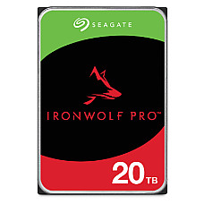 SEAGATE Ironwolf PRO Enterprise NAS HDD 20TB 7200rpm 6Gb/s SATA 256MB cache 8.9cm 3.5inch 24x7 for NAS & RAID Rackmount systems BLK