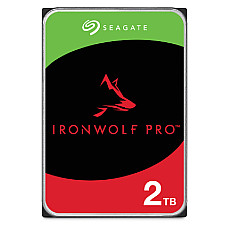 SEAGATE Ironwolf PRO Enterprise NAS HDD 2TB 7200rpm 6Gb/s SATA 256MB cache 8.9cm 3.5inch 24x7 for NAS & RAID Rackmount systems BLK