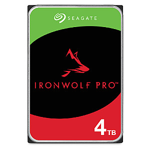 SEAGATE Ironwolf PRO Enterprise NAS HDD 4TB 7200rpm 6Gb/s SATA 256MB cache 8.9cm 3.5inch 24x7 for NAS & RAID Rackmount systems BLK