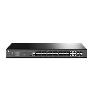 TP-LINK TL-SG3428XF JetStream 24-Port SFP L2+ Managed Switch with 4 10GE SFP+ Slots TP-LINK TL-SG3428XF JetStream 24-Port SFP L2+ Managed Switch with 4 10GE SFP+ Slots