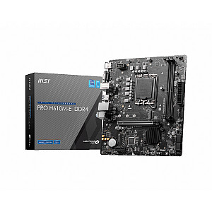 MSI PRO H610M-E DDR4 LGA 1700 1xHDMI MSI PRO H610M-E DDR4 LGA 1700 1xHDMI