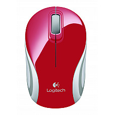 LOGITECH M187 Wireless Mini Mouse Red