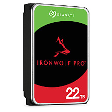 SEAGATE Ironwolf PRO Enterprise NAS HDD 22TB 7200rpm 6Gb/s SATA 256MB cache 8.9cm 3.5inch 24x7 for NAS RAID Rackmount systems BLK