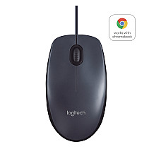 LOGITECH B100 optical Mouse black USB for Business