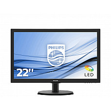 PHILIPS 223V5LSB2/10 Monitor Philips 223V5LSB2/10 21.5 FHD,SmartControl Lite, Black