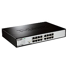 DLINK 16-Port Layer2 Gigabit Switch green