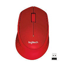 LOGITECH M330 Silent Plus Red - 2.4GHZ - EMEA LOGITECH M330 Silent Plus Red - 2.4GHZ - EMEA