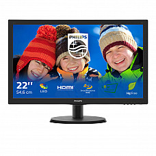 PHILIPS 223V5LHSB2/00 21.5inch TFT 1920x1080 16:9 5ms 200cd/m2 10M:1 HDMI VGA TCO6 black