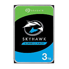 SEAGATE Surveillance Skyhawk 3TB HDD 5900rpm SATA serial ATA 6Gb/s 64MB cache 8,9cm 3,5inch 24x7 Dauerbetrieb BLK
