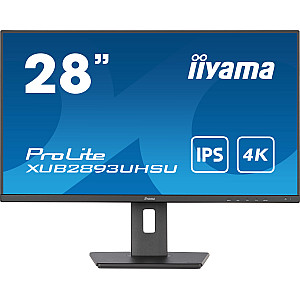 IIYAMA XUB2893UHSU-B5 28inch IPS 3840x2160 300cd/m2 3ms HDMI DP USB