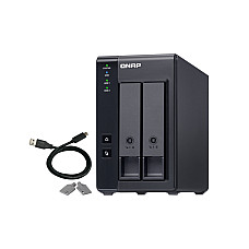 QNAP TR-002 2 Bay USB Type-C Direct Attached Storage with Hardware RAID