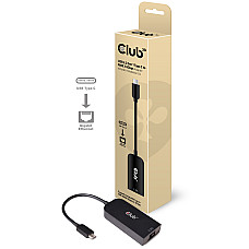 CLUB 3D USB TYPE C 3.1 GEN 1 TO RJ45 2.5GB ETHERNET ADAPTER
