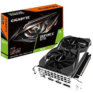 GIGABYTE GeForce GTX 1650 OC 4GB GDDR5 2xHDMI Gold Plated 1xDP