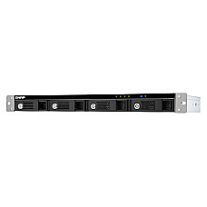 QNAP TR-004U 4-bay Rackmount 1U 12 short-depth rackmount 3.5in SATA HDD USB 3.0 type-C hardware RAID external enclosure