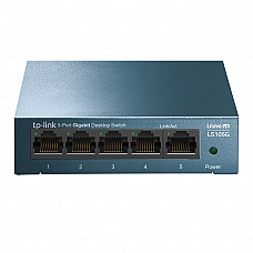 TP-LINK LiteWave 5-Port Gigabit Desktop Switch 5 Gigabit RJ45 Ports Desktop Steel Case