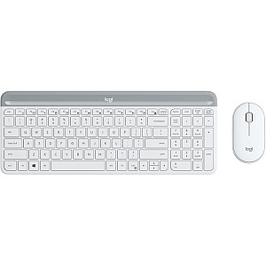 LOGITECH Slim Wireless Keyboard and Mouse Combo MK470 - OFFWHITE - US INTNL - INTNL LOGITECH Slim Wireless Keyboard and Mouse Combo MK470 - OFFWHITE - US INTNL - INTNL