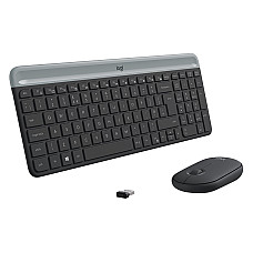 LOGITECH Slim Wireless Keyboard and Mouse Combo MK470 - GRAPHITE - US INTNL - INTNL LOGITECH Slim Wireless Keyboard and Mouse Combo MK470 - GRAPHITE - US INTNL - INTNL