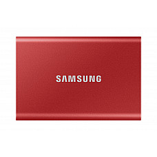 SAMSUNG Portable SSD T7 1TB extern USB 3.2 Gen 2 metallic red
