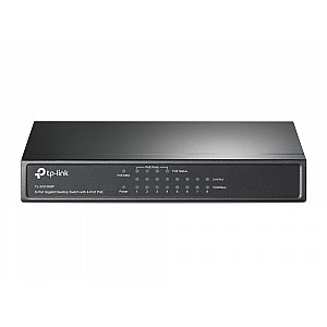 TP-LINK 8-Port Gigabit Desktop PoE Switch 8x10/100/1000Mbps RJ45 ports including 4 PoE ports steel case TP-LINK 8-Port Gigabit Desktop PoE Switch 8x10/100/1000Mbps RJ45 ports including 4 PoE ports steel case