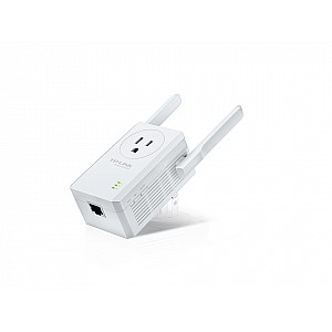 TP-LINK 300Mbps Wireless N Wall Plugged Range Extender with Pass Through Atheros 2T2R 2.4GHz 802.11n/g/b Power on/off and Ranger Ext