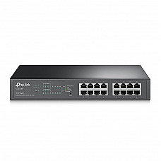 TP-LINK 16-Port Gigabit Desktop/Rackmount PoE+ Easy Smart Switch 16 Gigabit RJ45 ports including 8 PoE+ ports 110W PoE Power supply TP-LINK 16-Port Gigabit Desktop/Rackmount PoE+ Easy Smart Switch 16 Gigabit RJ45 ports including 8 PoE+ ports 110W PoE Power supply