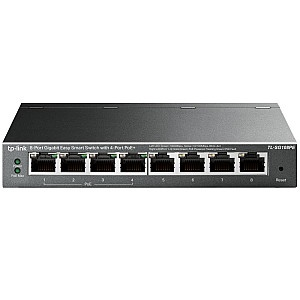 TP-LINK 8-Port Gigabit Desktop PoE Easy Smart Switch, 8 Gigabit RJ45 Ports inkl. 4 PoE Ports, 55W PoE Gesamtleistung TP-LINK 8-Port Gigabit Desktop PoE Easy Smart Switch, 8 Gigabit RJ45 Ports inkl. 4 PoE Ports, 55W PoE Gesamtleistung