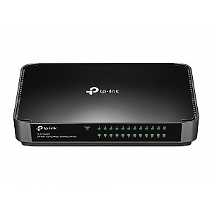 TP-LINK 24-port 10/100M Desktop Switch 24 10/100M RJ45 ports Plastic case TP-LINK 24-port 10/100M Desktop Switch 24 10/100M RJ45 ports Plastic case