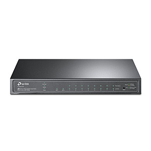 TP-LINK 8-Port Gigabit Desktop PoE Smart Switch 8 Gigabit RJ45 ports incl. 2 SFP Ports 802.3af 53W PoE power supply TP-LINK 8-Port Gigabit Desktop PoE Smart Switch 8 Gigabit RJ45 ports incl. 2 SFP Ports 802.3af 53W PoE power supply