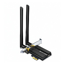 TP-LINK Archer TX50E AX3000 Wi-Fi 6 PCI Express Adapter Bluetooth 5.0 MU-MIMO 2x High Gain ext. antennas OFDMA TP-LINK Archer TX50E AX3000 Wi-Fi 6 PCI Express Adapter Bluetooth 5.0 MU-MIMO 2x High Gain ext. antennas OFDMA
