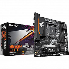 GIGABYTE B550M AORUS ELITE AM4 DDR4 2xM.2 4xSATA HDMI DVI mATX MB GIGABYTE B550M AORUS ELITE AM4 DDR4 2xM.2 4xSATA HDMI DVI mATX MB