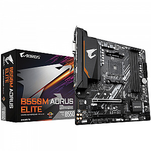 GIGABYTE B550M AORUS ELITE AM4 DDR4 2xM.2 4xSATA HDMI DVI mATX MB